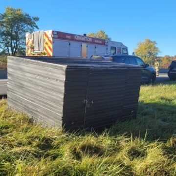 Man charged after ‘homemade’ trailer failed, spilling calves on roadway