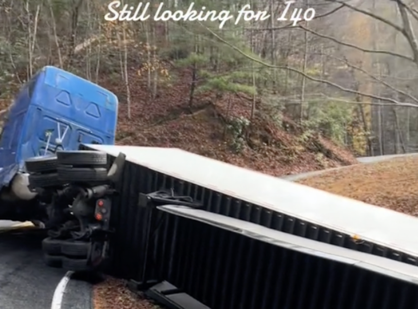 Driver braves (& fails) Tail of the Dragon looking for a way back onto I-40