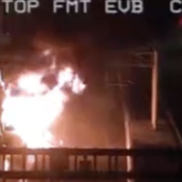 Baltimore tunnel partially shutdown for semi truck fire