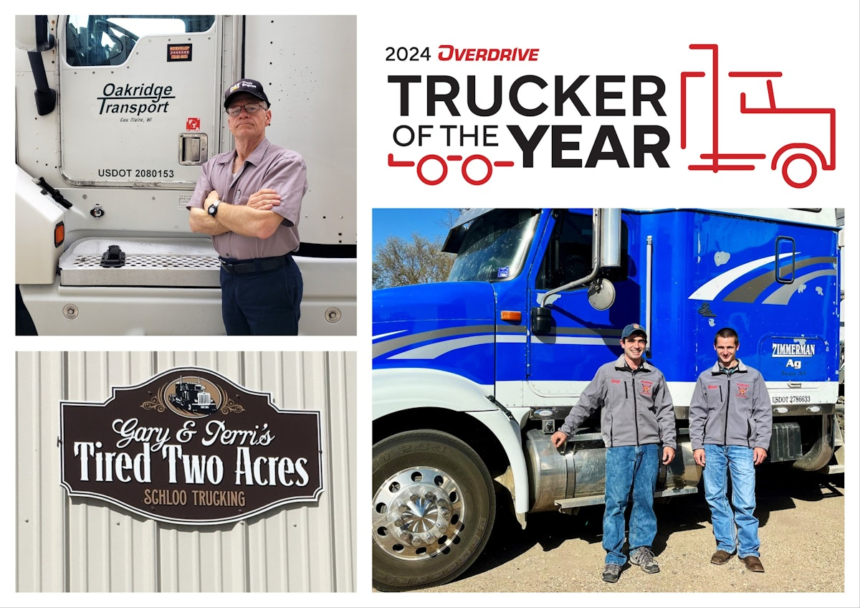 Meet the finalists for Overdrive’s 2024 Trucker of the Year award