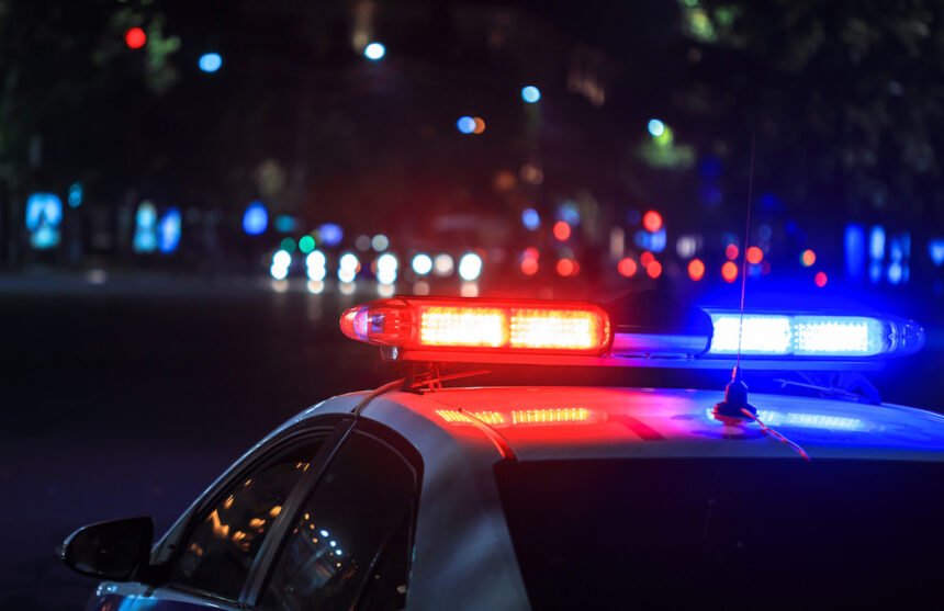 Driver arrested for brandishing weapon in threatening manner