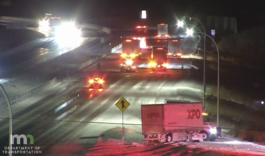 People in stalled pickup run for their lives as semi drivers try to dodge on I-94