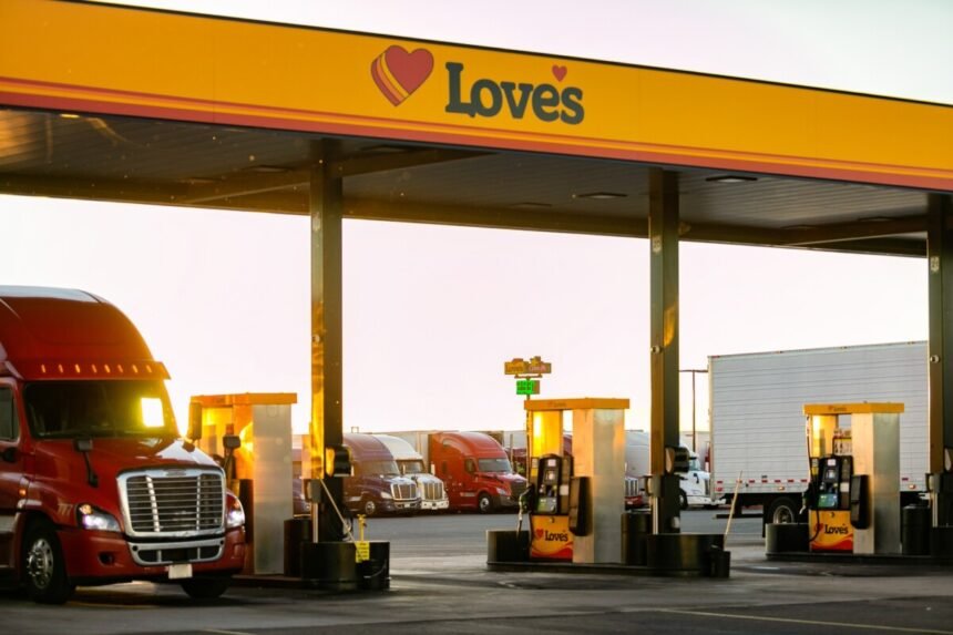 Love’s opens Virginia location with 93 truck parking spots