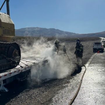 Big rig brake fire on steep grade leads police to driver’s suspended license, National Park Service says