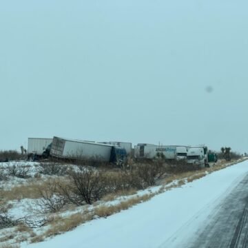 Pileups involving semi trucks reported on I-10 in New Mexico