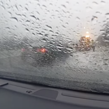 Ohio trooper’s dash cam shows car plowing into tow truck amid winter weather