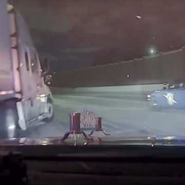 Michigan State Police video shows multi-vehicle crash that led to truck driver’s reckless driving arrest