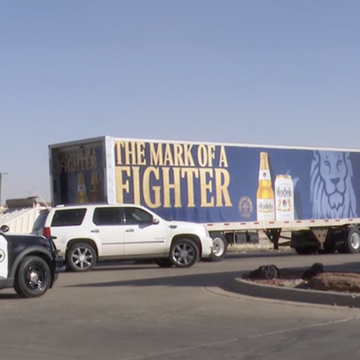 Trucker seriously injured by reversing motorist while working on semi truck
