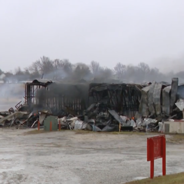 Cause of fire at trucking company that burned all weekend will probably never be determined, firefighters say