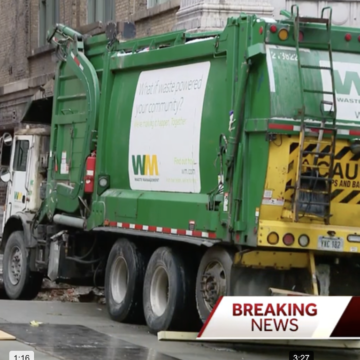 Screenshot-2025-01-02-at-2.44.23-PM.png Garbage truck partially swallowed by alleyway sink hole after driver drags away barricade