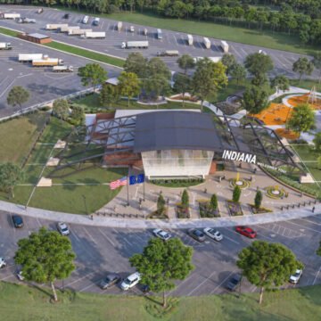 I-70 rest stop in Indiana to close until 2027, will reopen with 156 truck parking spaces