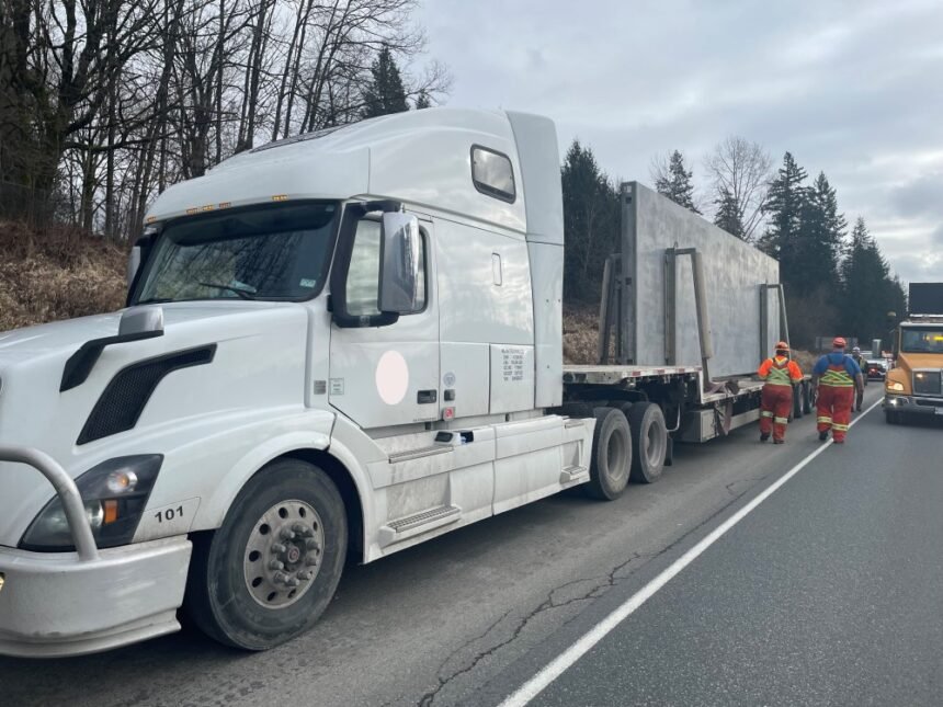 Entire trucking fleet suspended after ‘large vertical load’ strikes two overpasses