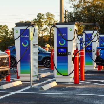 First of 40 bp pulse EV charging hubs opens at TA truck stop in Florida