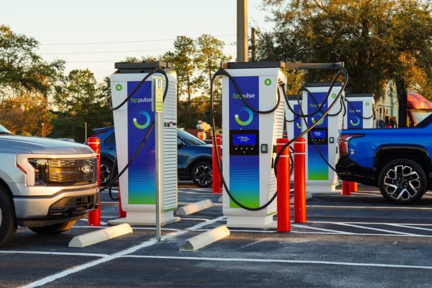 First of 40 bp pulse EV charging hubs opens at TA truck stop in Florida