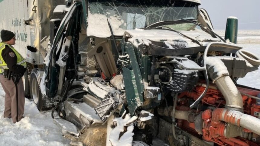 Semi truck driver killed after colliding with snowplow on Colorado interstate