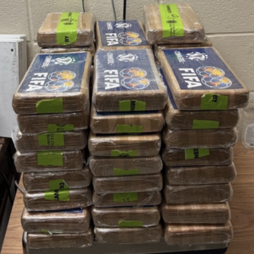 $1.6 million in cocaine seized from semi truck hauling soft drinks