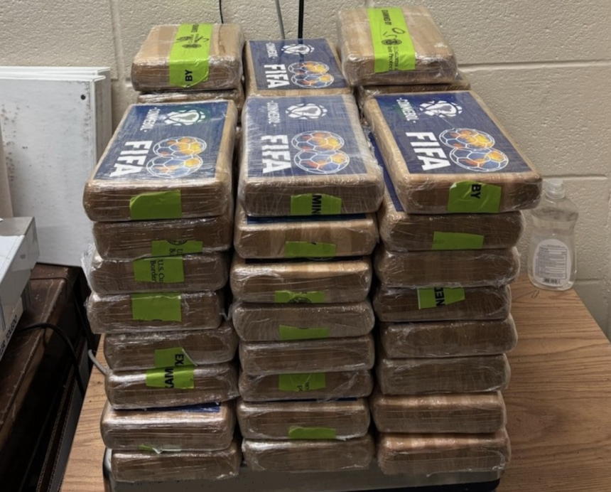 $1.6 million in cocaine seized from semi truck hauling soft drinks