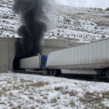 ‘Multiple fatality’ pileup and ‘explosion threat’ closes I-80 tunnels in Wyoming