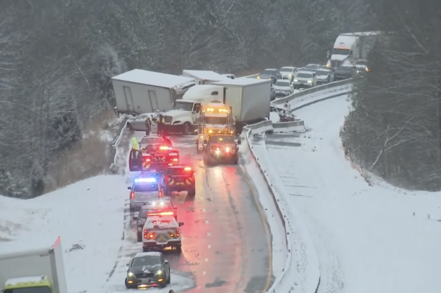 Truck driver charged in fatal 53 vehicle pileup on North Carolina interstate