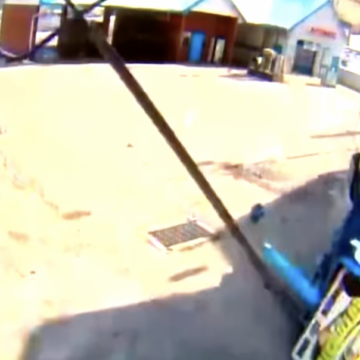 Suspected brake failure sends big rig toppling near car wash in Pennsylvania